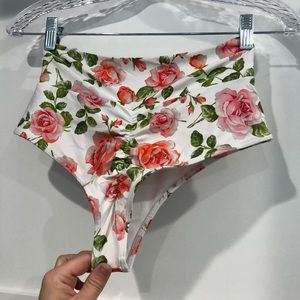 Montce Swim Rose high waist super cheeky bottoms